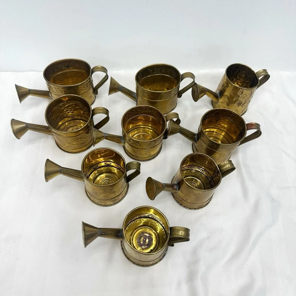 Lot 9‎ Vintage Hosley Brass 2.5